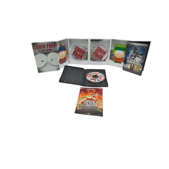 South Park & Team America Trey Parker Matt Stone Comedy DVD Bundle (3 Movies) - Picture 2 of 3